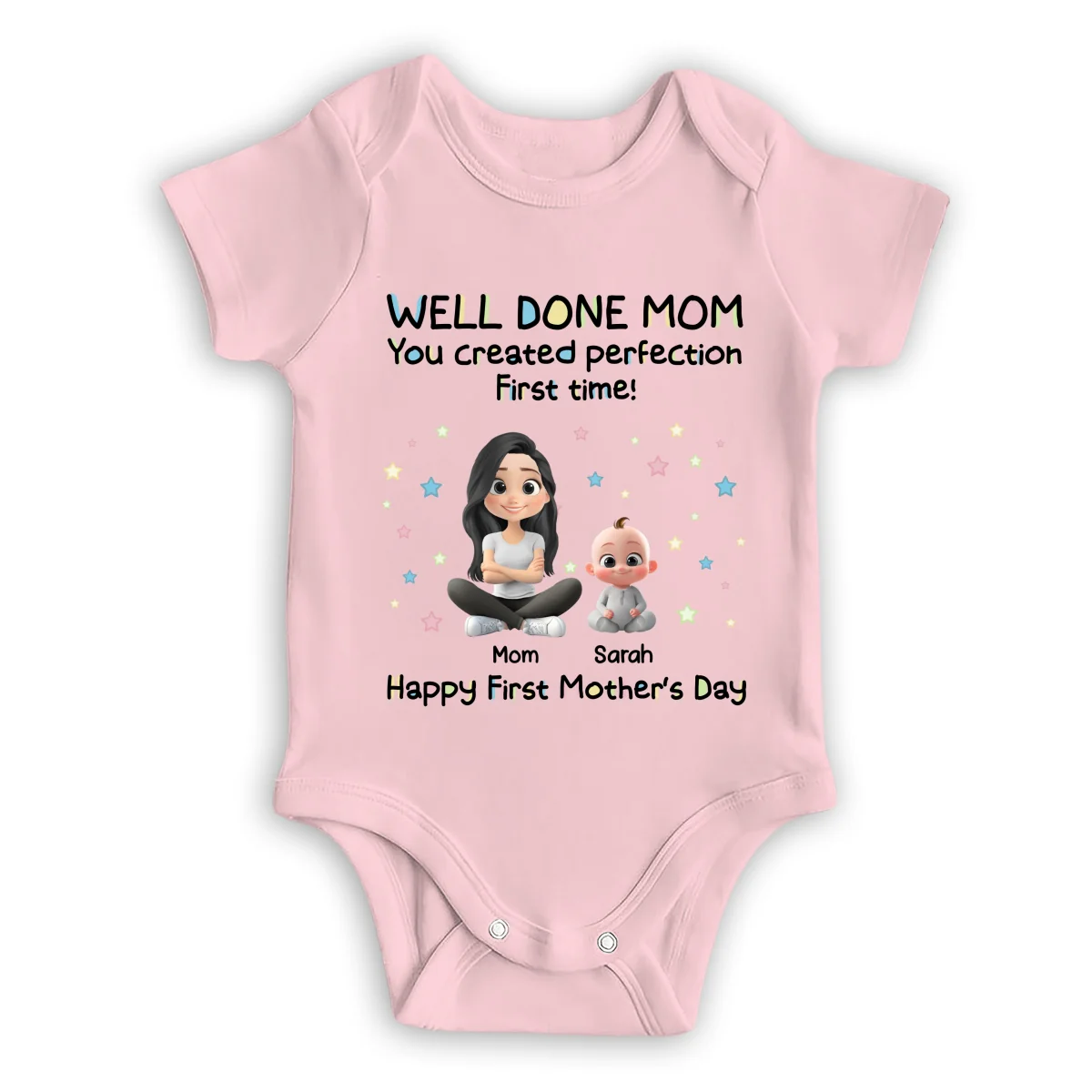 You Created Perfection - Personalized Custom Baby Onesie - Image 9