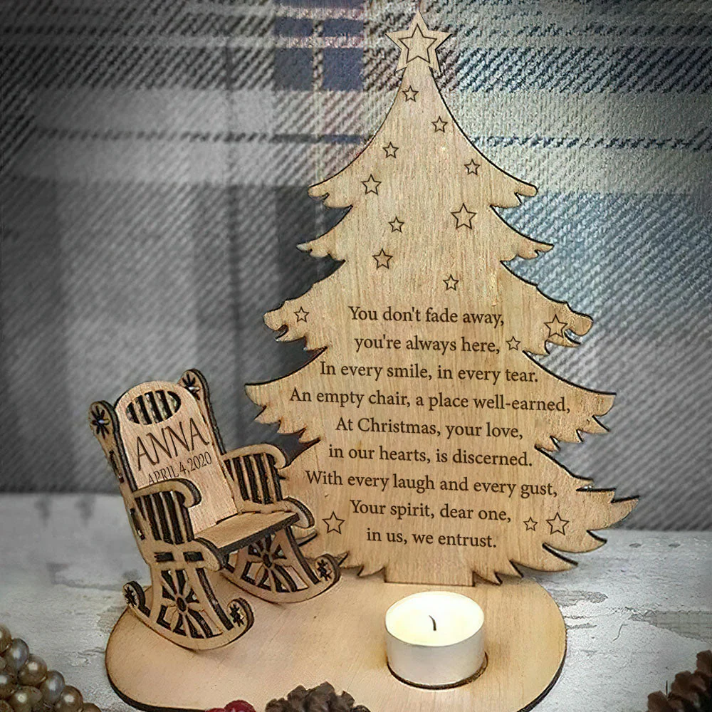 You Dont Fade Away - Personalized Custom Candle Holder - Image 4