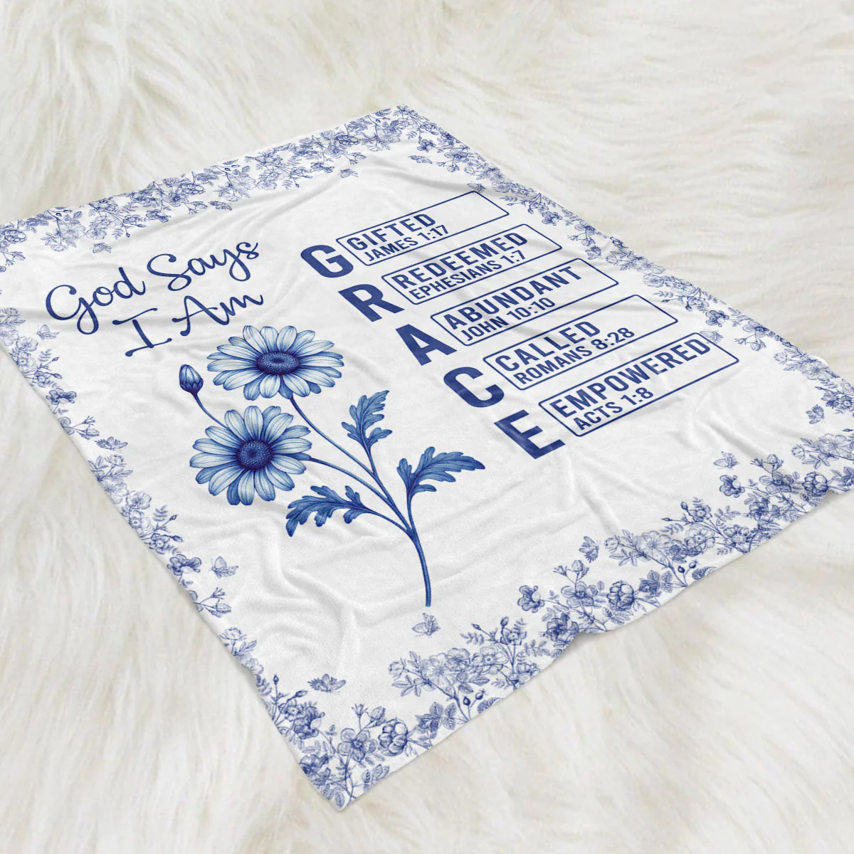 You For Sure Are - Personalized Custom Fleece Blanket - Image 2