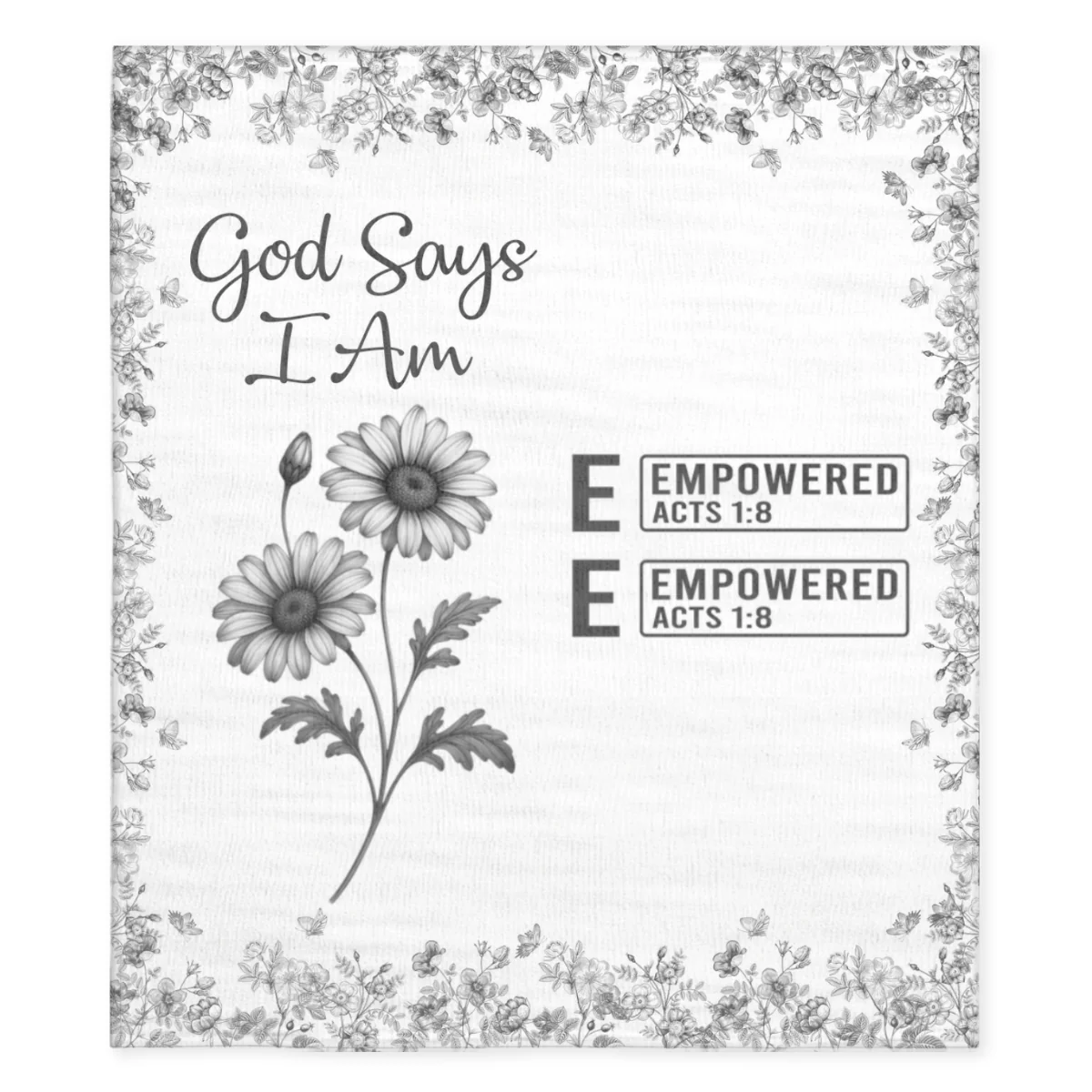 You For Sure Are - Personalized Custom Fleece Blanket - Image 6