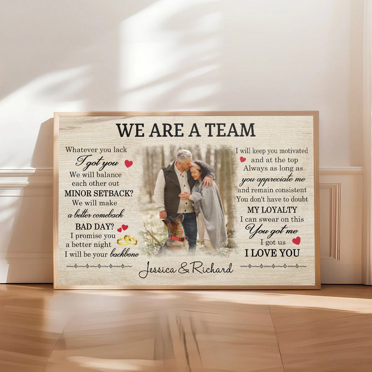 You Got Me I Got Us - Personalized Custom Poster - Image 2