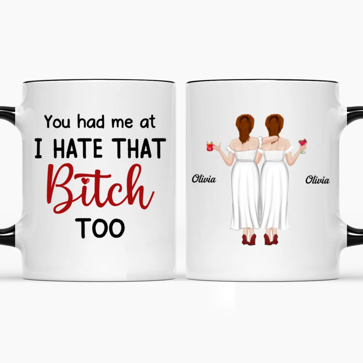 You Had Me At - Personalized Custom Accent Mug - Image 6