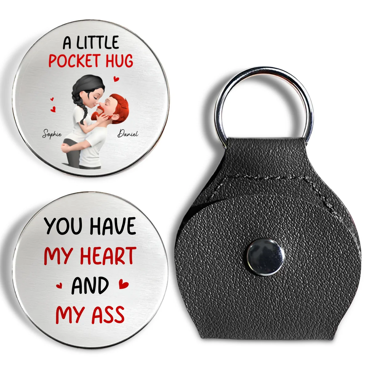 You Have My Heart - Personalized Custom Pocket Hug - Image 7