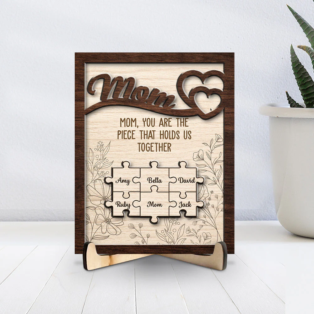 You Hold Us Together - Personalized Wooden Plaque - Image 2