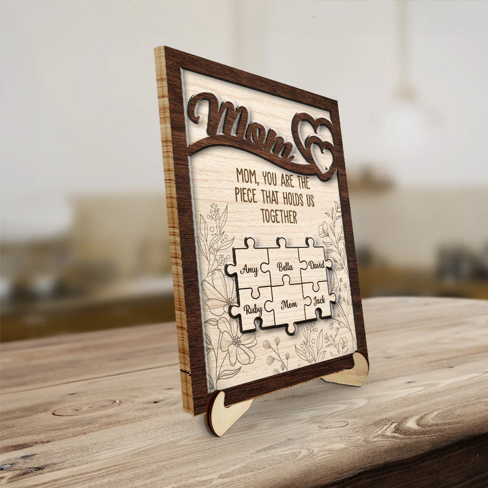 You Hold Us Together - Personalized Wooden Plaque - Image 4