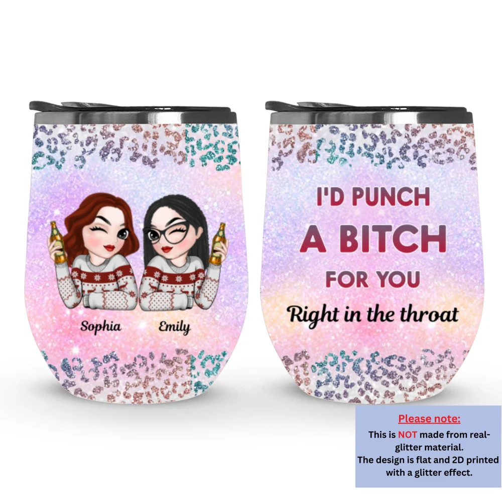 You Keep Me Sane - Personalized Custom Wine Tumbler - Image 6
