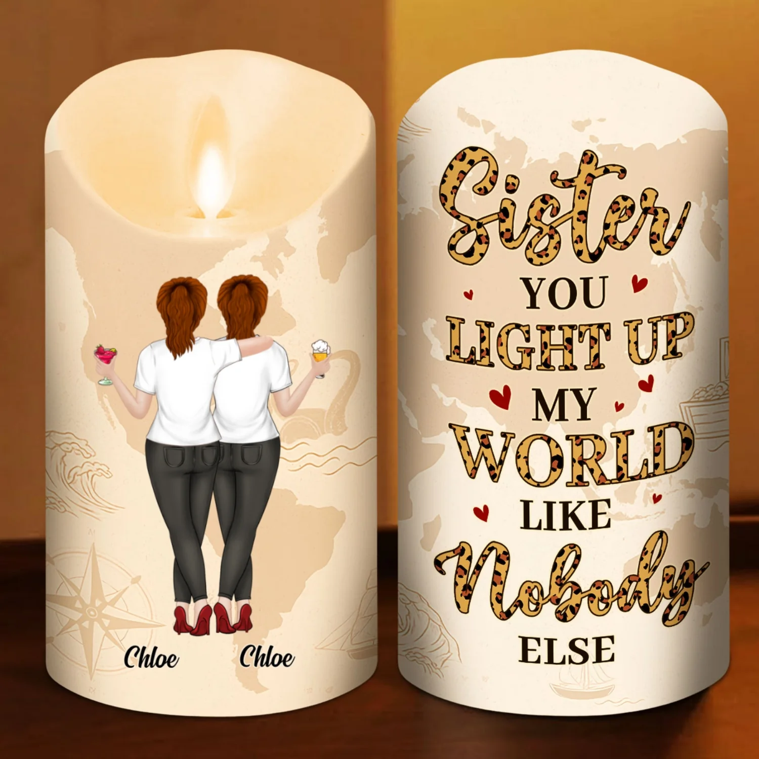 You Light Up Me - Personalized Custom LED Candle - Image 5
