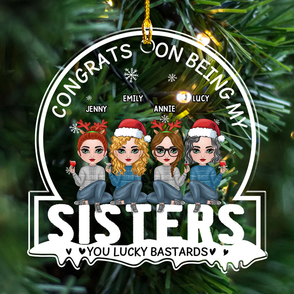 You Lucky - Personalized Custom Acrylic Ornament - Image 3