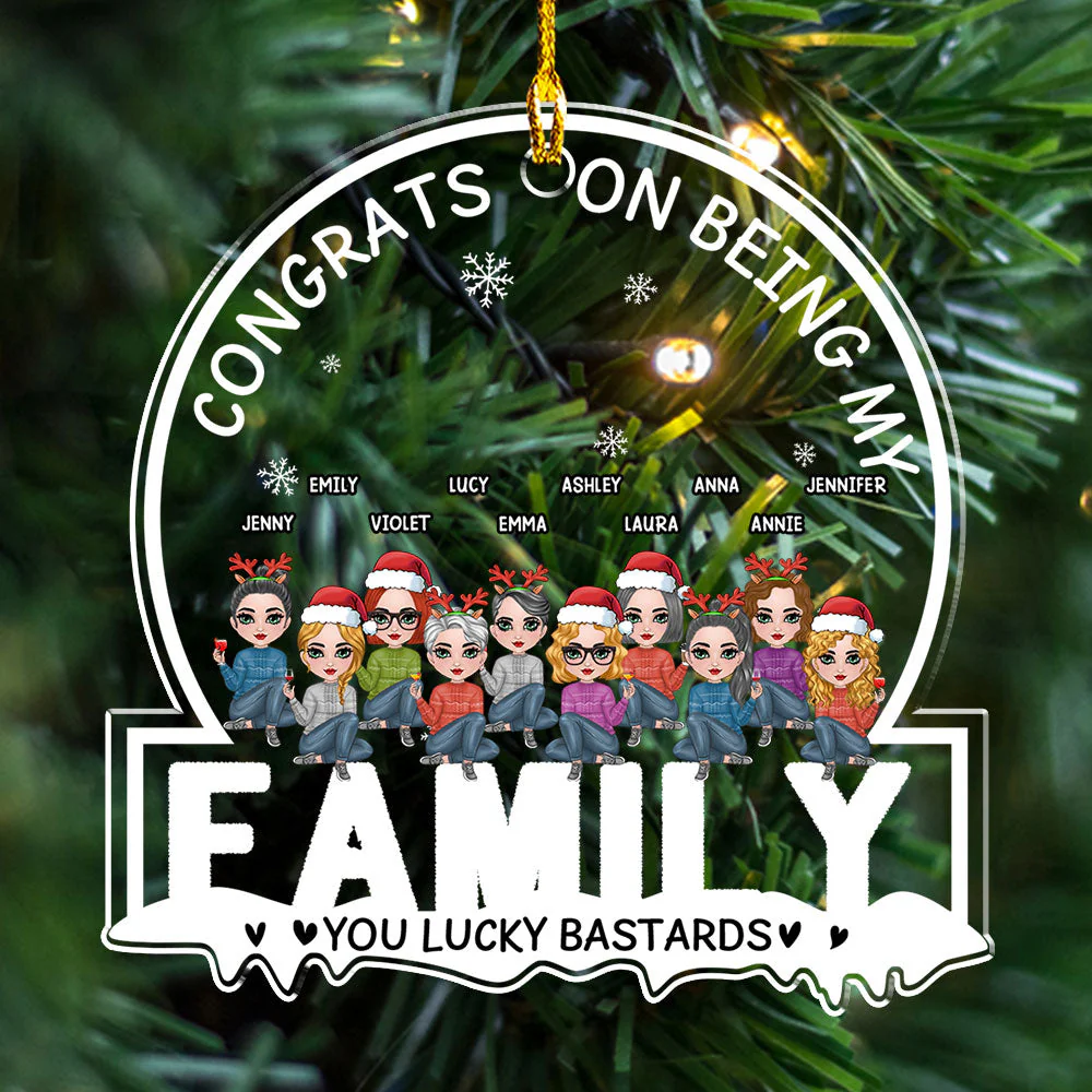 You Lucky - Personalized Custom Acrylic Ornament - Image 6