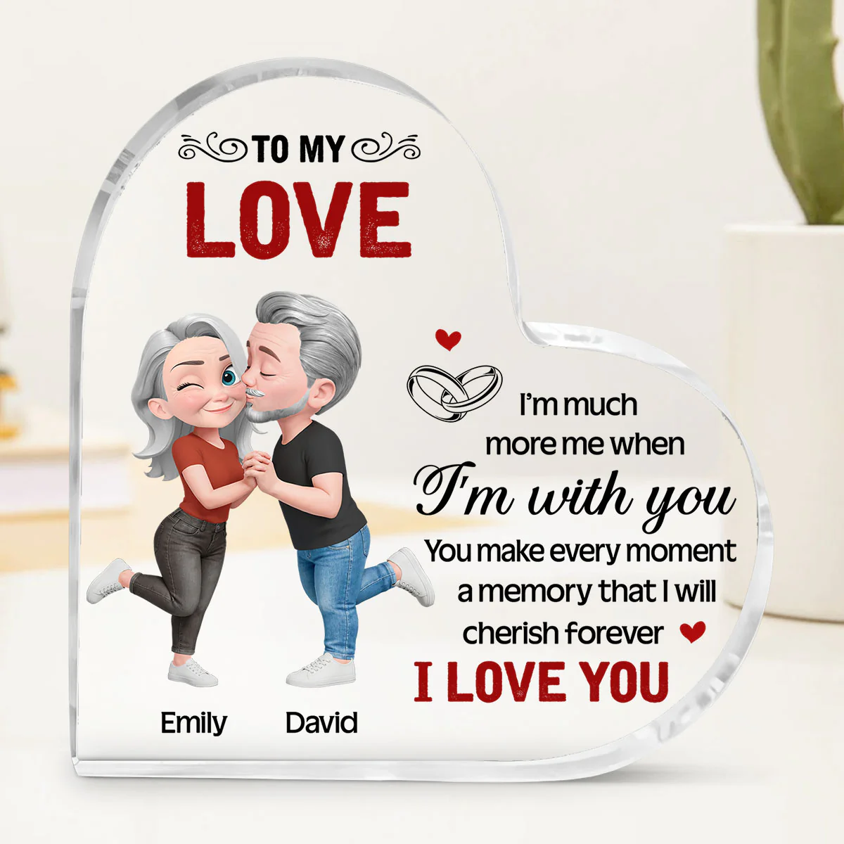 You Make Life Beautiful Always - Personalized Custom Acrylic Plaque