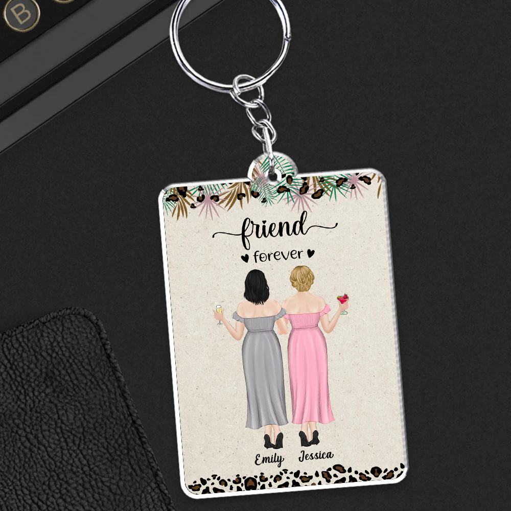You Make Me Laugh Everyday - Personalized Custom Acrylic Keychain - Image 5