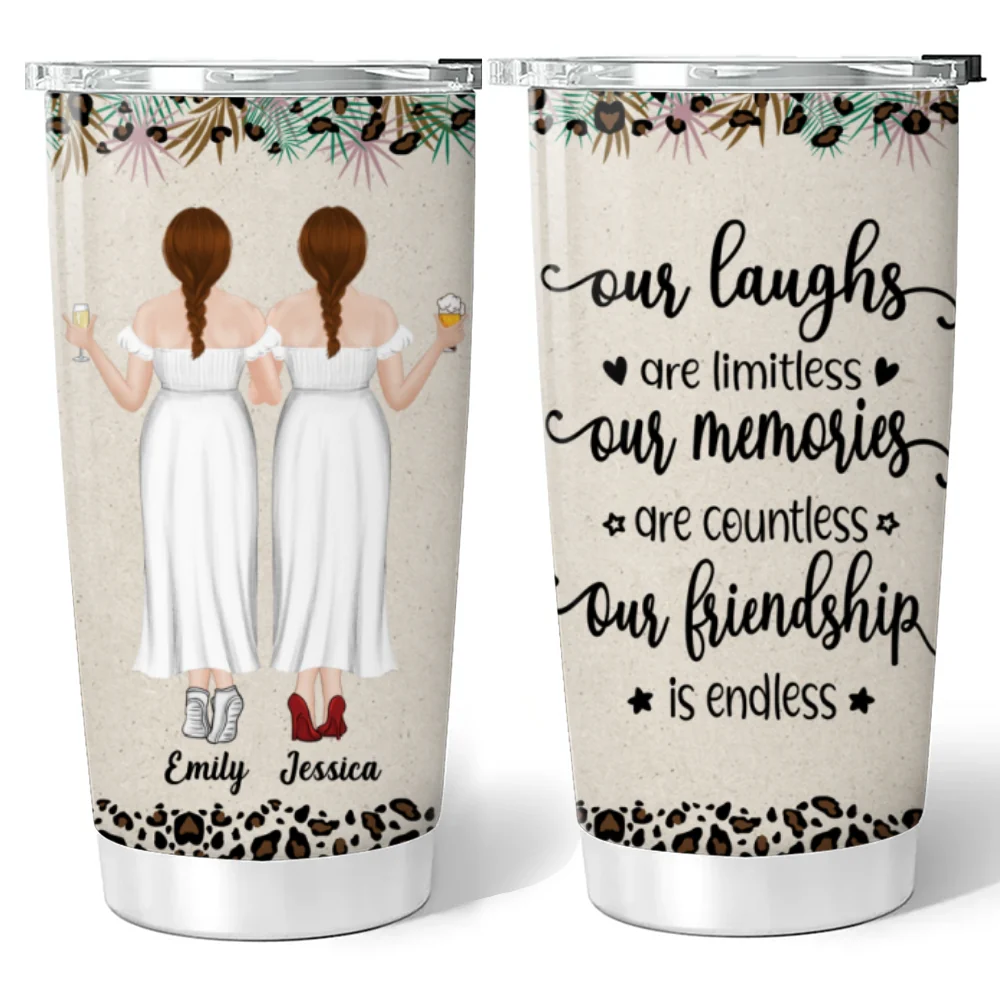 You Make Me Laugh Everyday - Personalized Custom Tumbler - Image 6