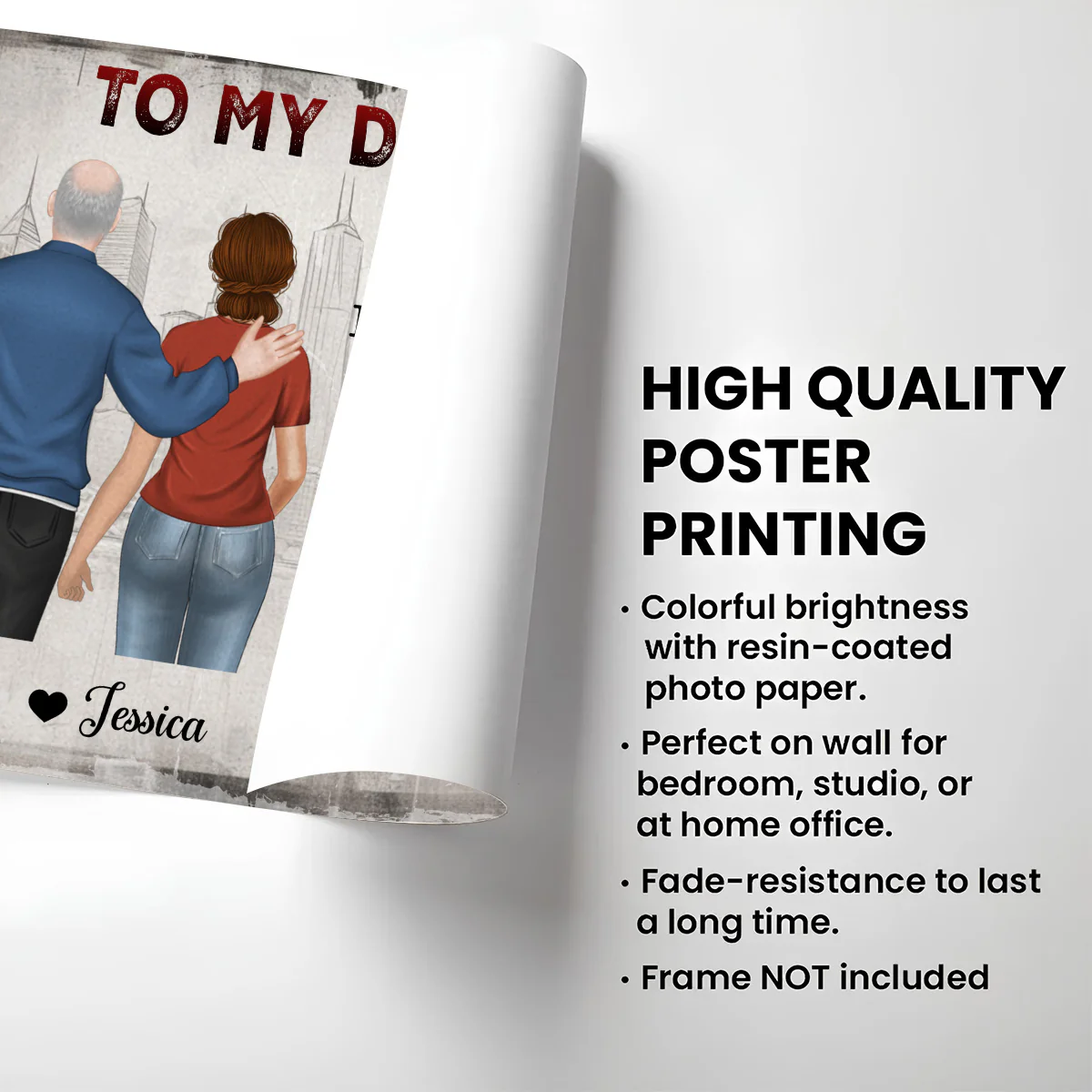 You Make Us Proud Every Day - Personalized Custom Poster - Image 2