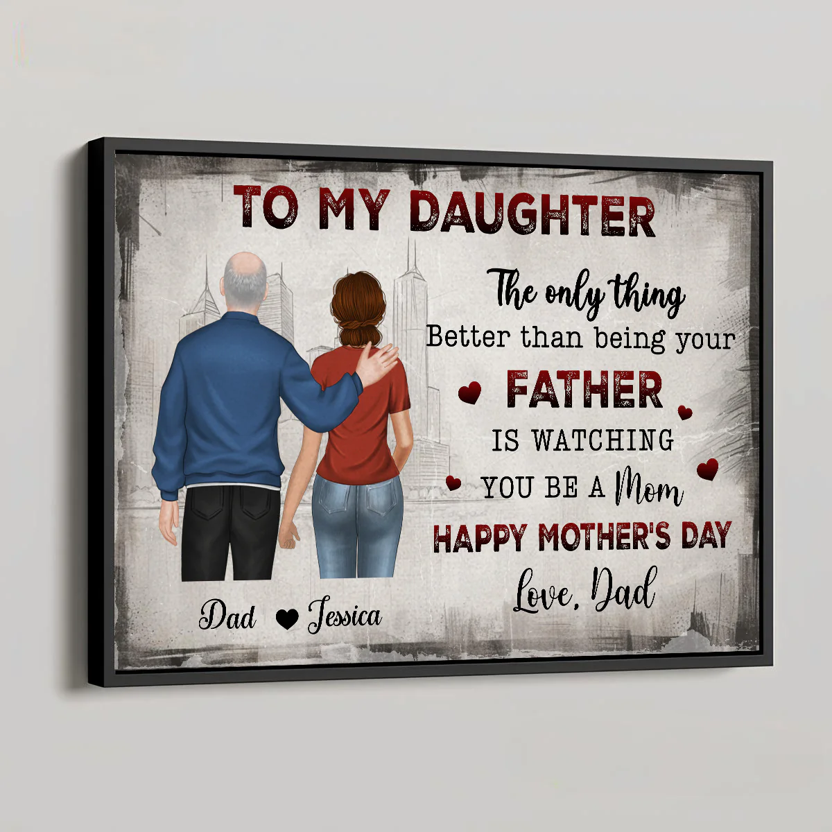 You Make Us Proud Every Day - Personalized Custom Poster - Image 5