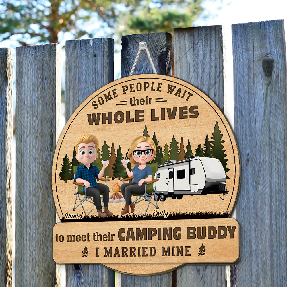 You Me And The Wild - Personalized Custom Wood Sign - Image 3