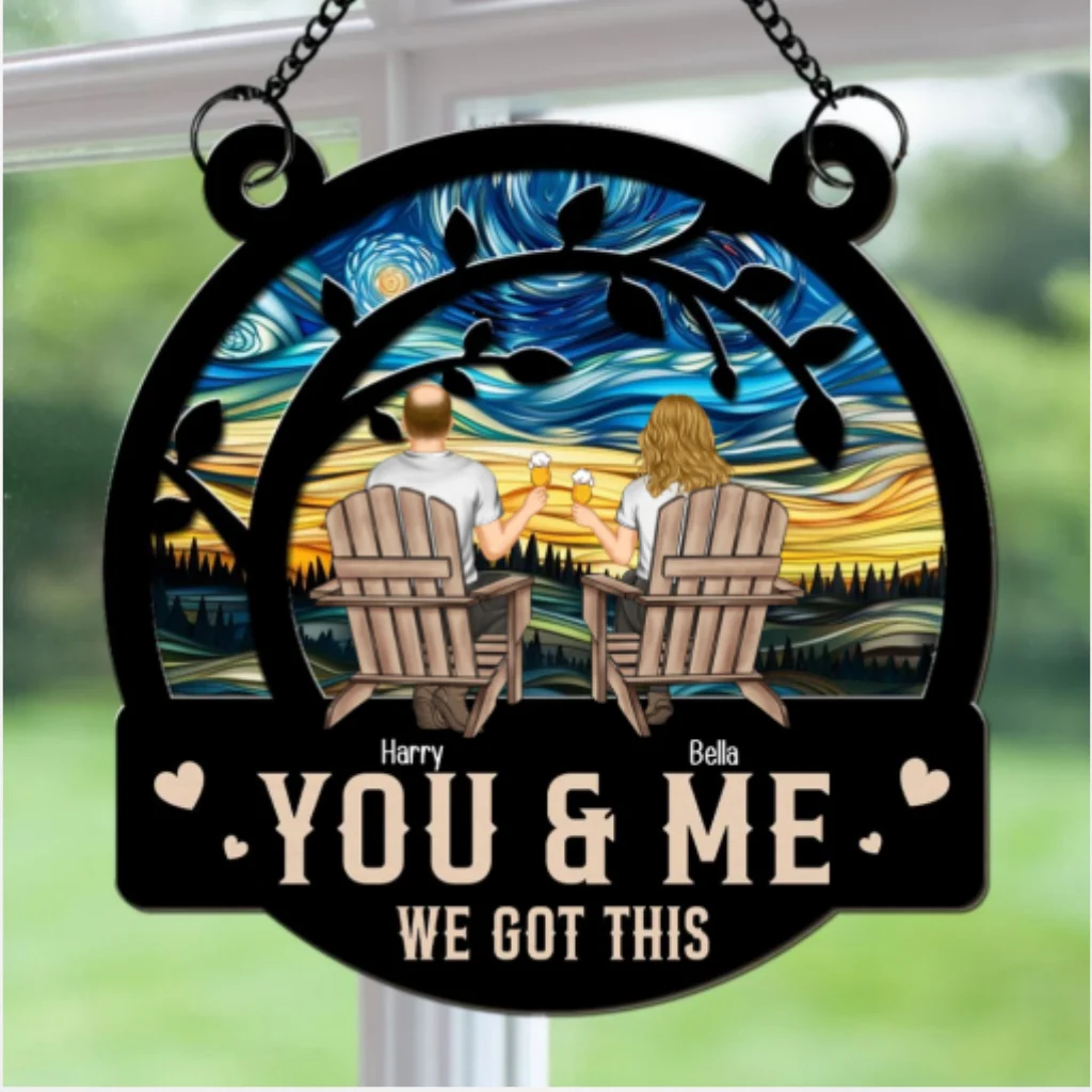 You & Me We Got This - Personalized Custom Suncatcher - Image 5