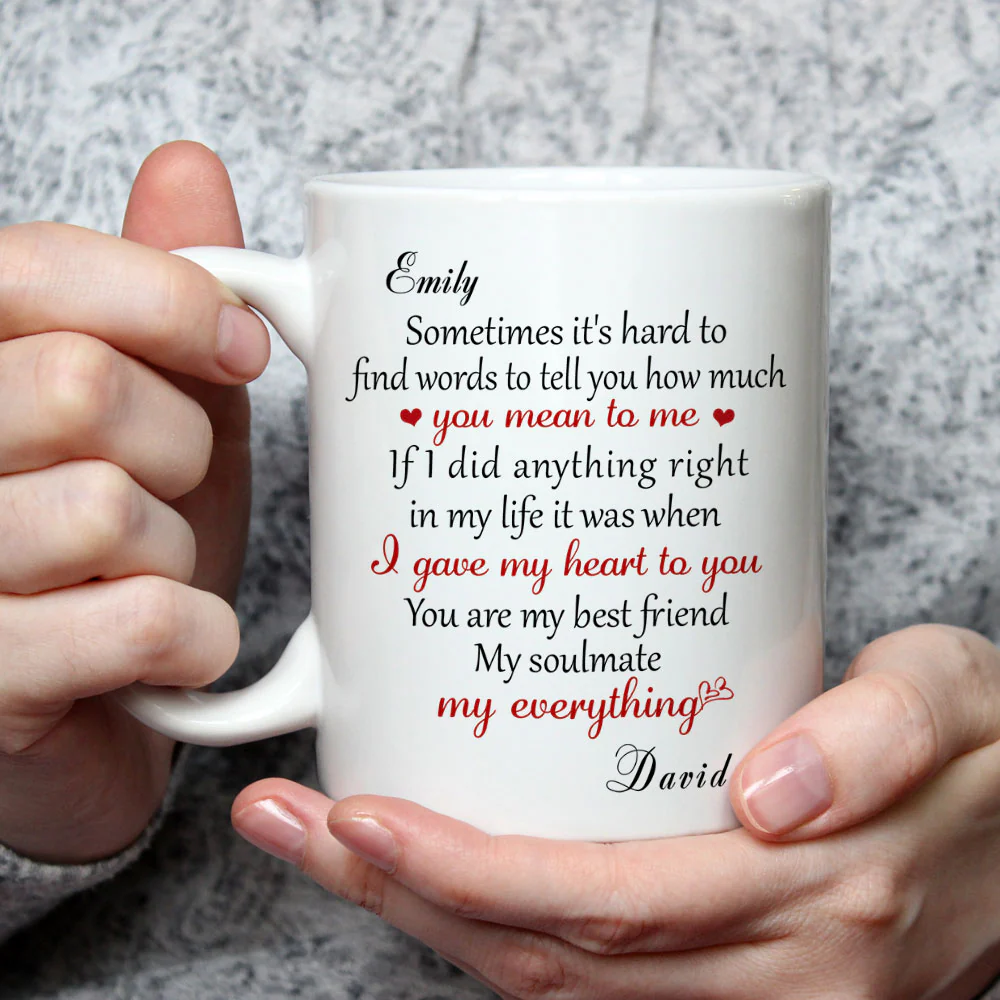 You Mean So Much To Me - Personalized Custom Coffee Mug - Image 2