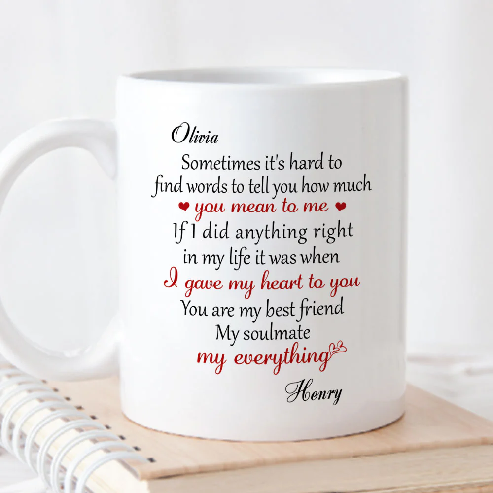 You Mean So Much To Me - Personalized Custom Coffee Mug - Image 5
