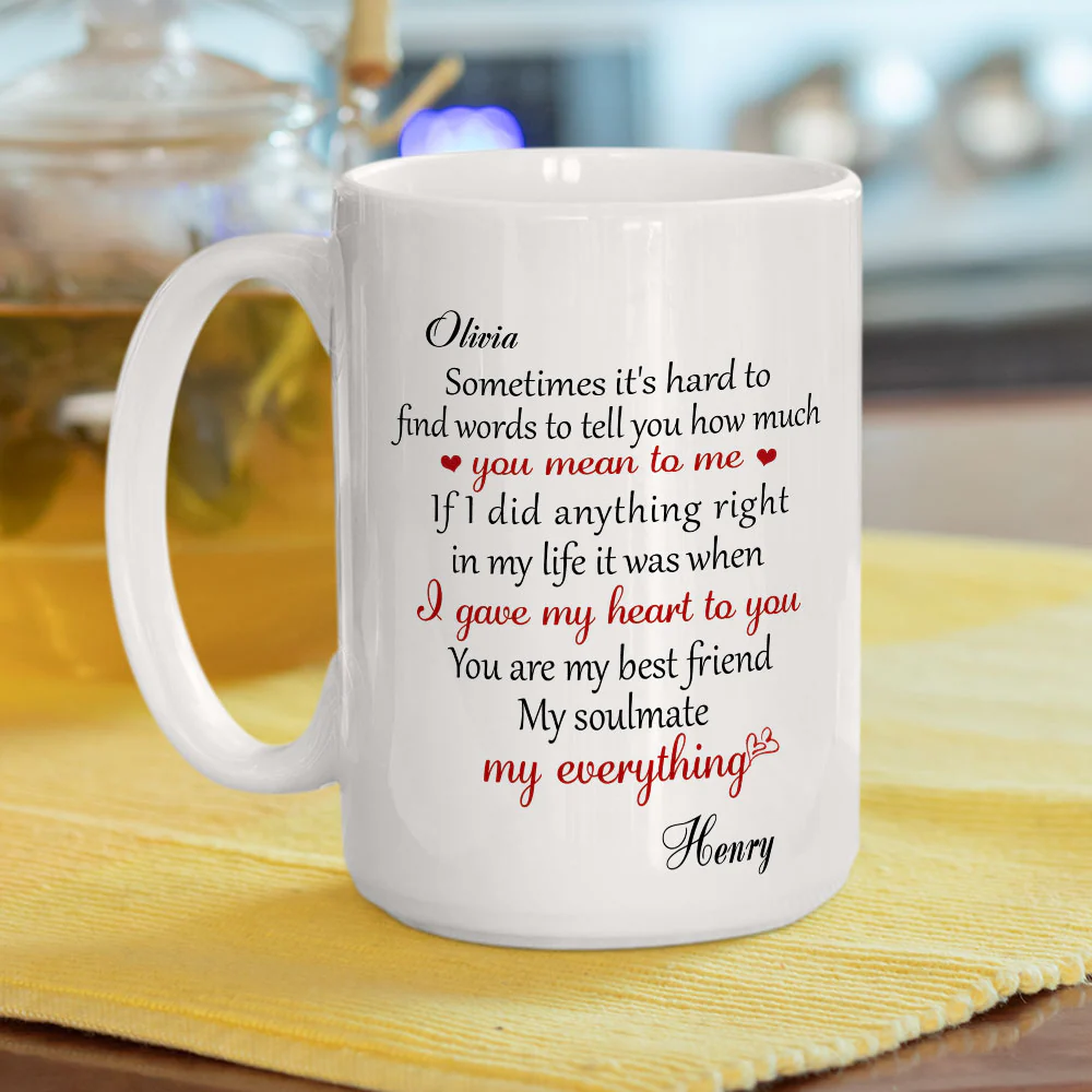 You Mean So Much To Me - Personalized Custom Coffee Mug - Image 8