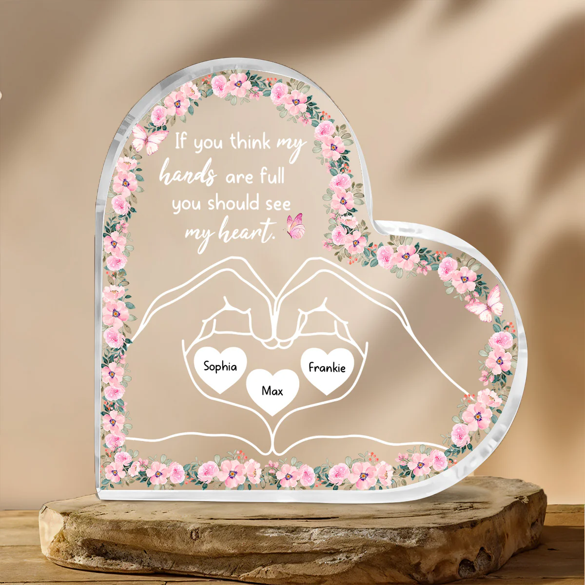 You Should See My Heart - Personalized Custom Acrylic Plaque - Image 2
