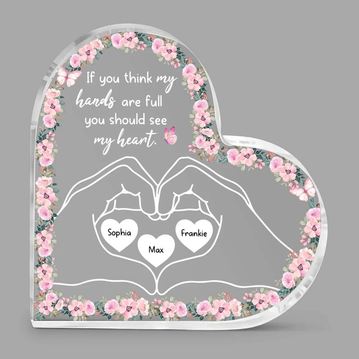 You Should See My Heart - Personalized Custom Acrylic Plaque - Image 4