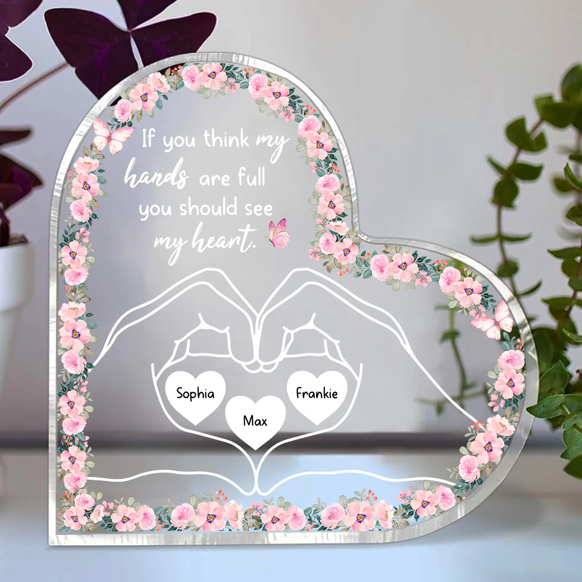 You Should See My Heart - Personalized Custom Acrylic Plaque - Image 5