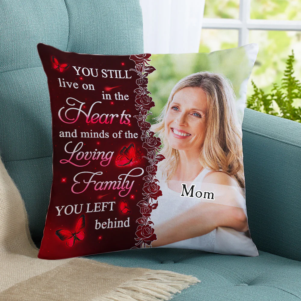 You Still Live On - Personalized Custom Throw Pillow - Image 5