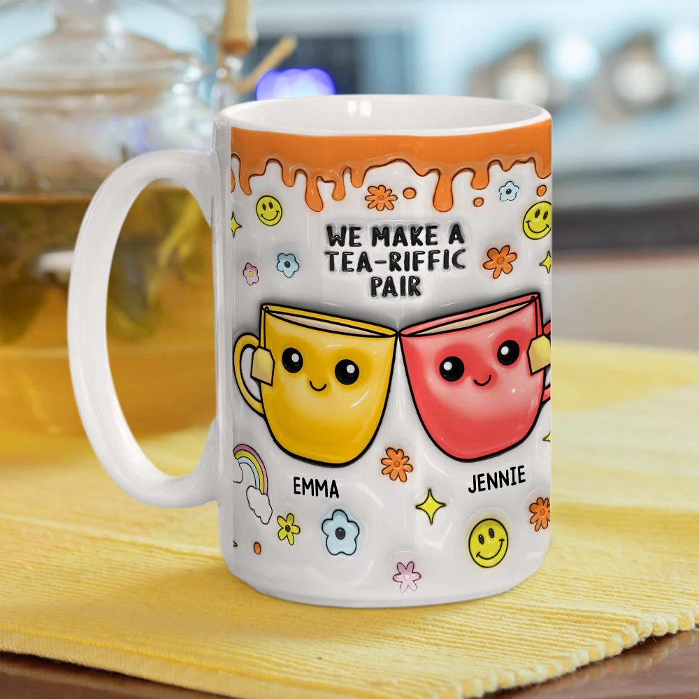 You will Always Be My Best-Tea - Personalized Custom 3D Inflated Effect Mug - Image 6
