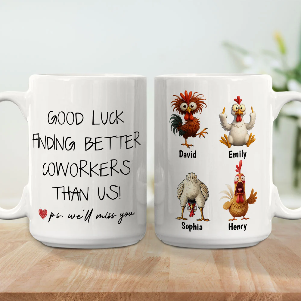 You Will Miss Us - Personalized Custom Coffee Mug - Image 3