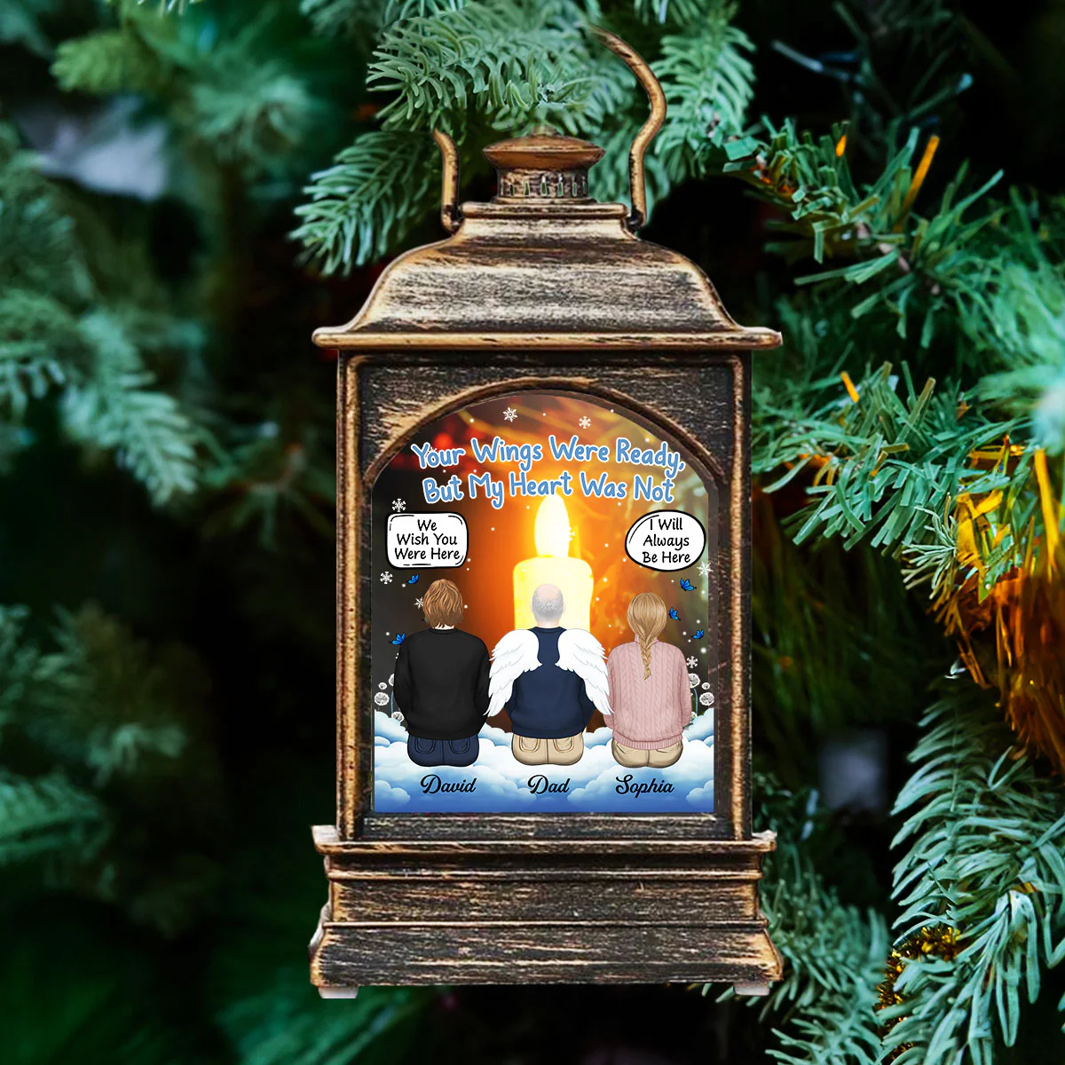You Would Have Lived Forever - Personalized Custom Christmas Wind Lamp - Image 3