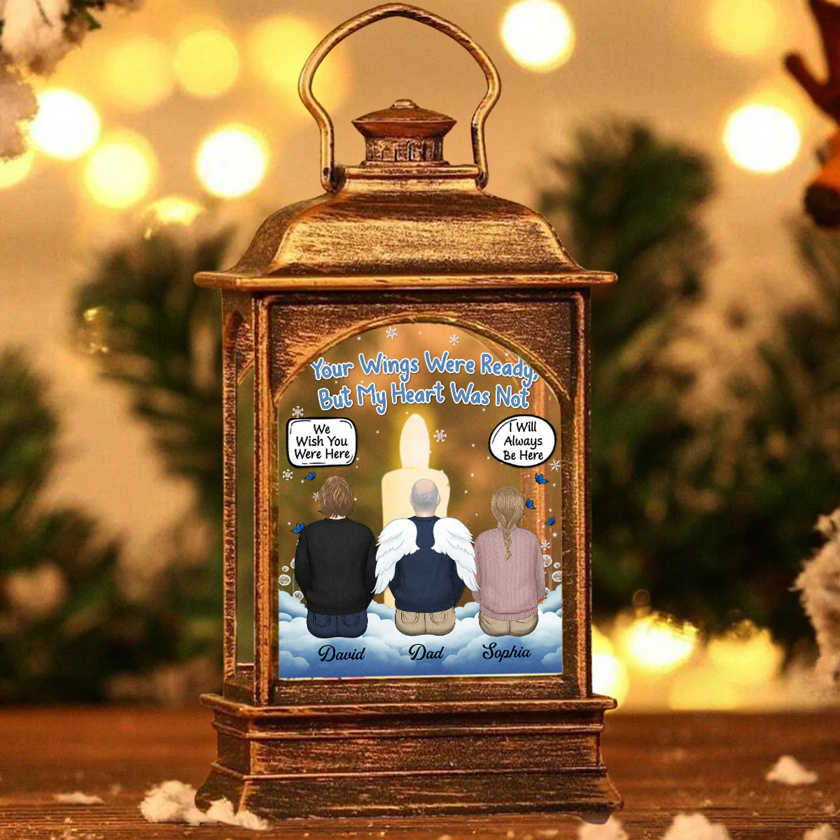 You Would Have Lived Forever - Personalized Custom Christmas Wind Lamp - Image 5