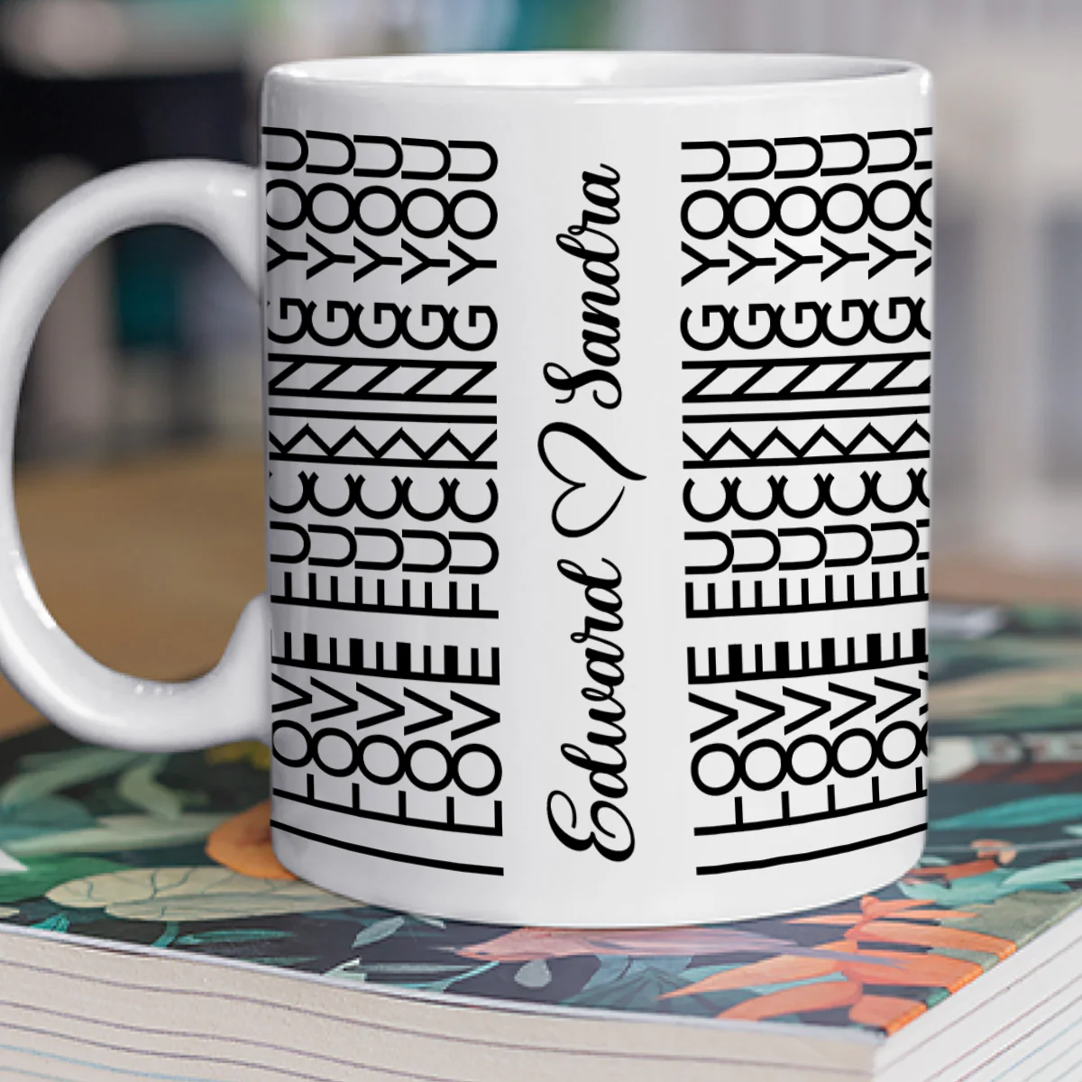 Your D Deserves A Trophy - Personalized Custom Coffee Mug - Image 3