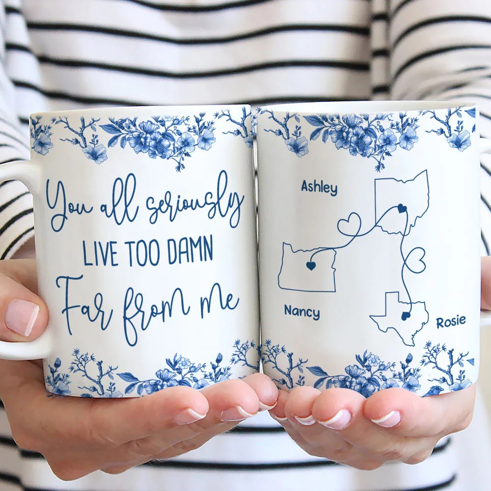 Your Distance Hurts My Soul- Personalized Custom Coffee Mug - Image 4