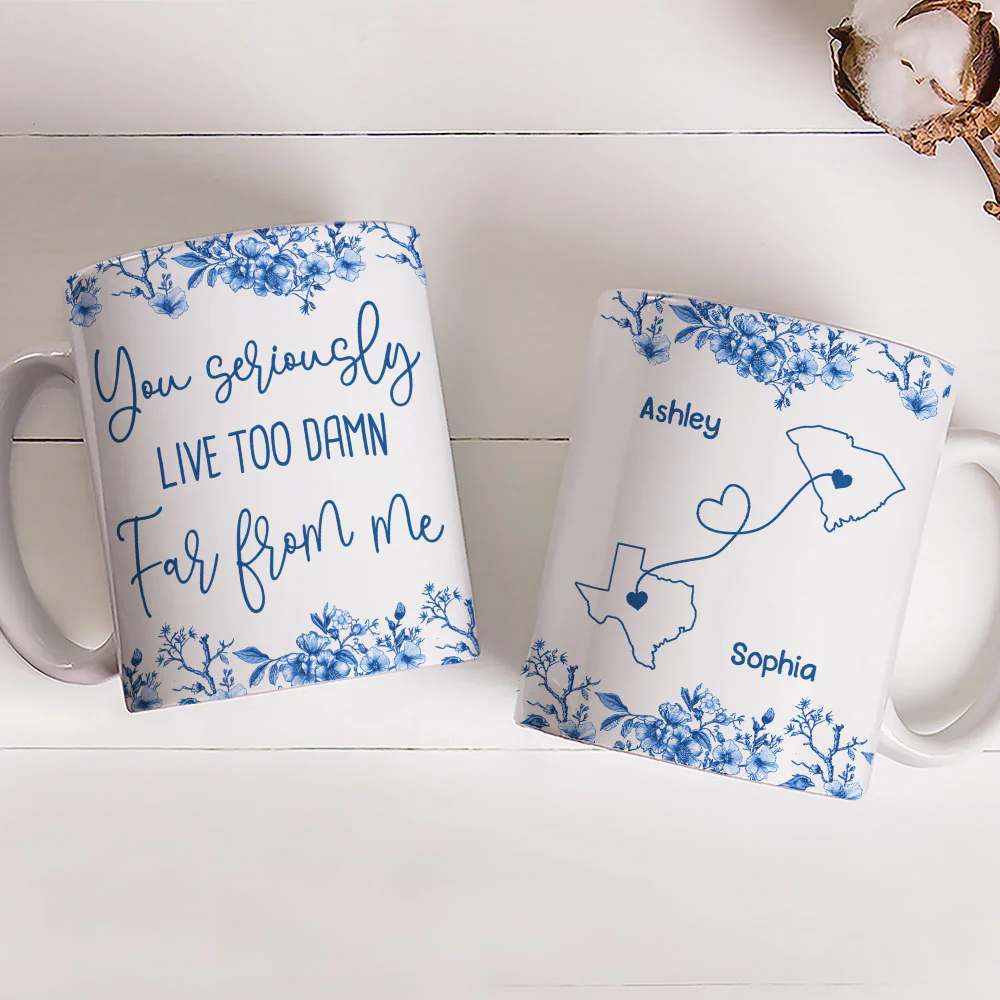 Your Distance Hurts My Soul- Personalized Custom Coffee Mug - Image 5