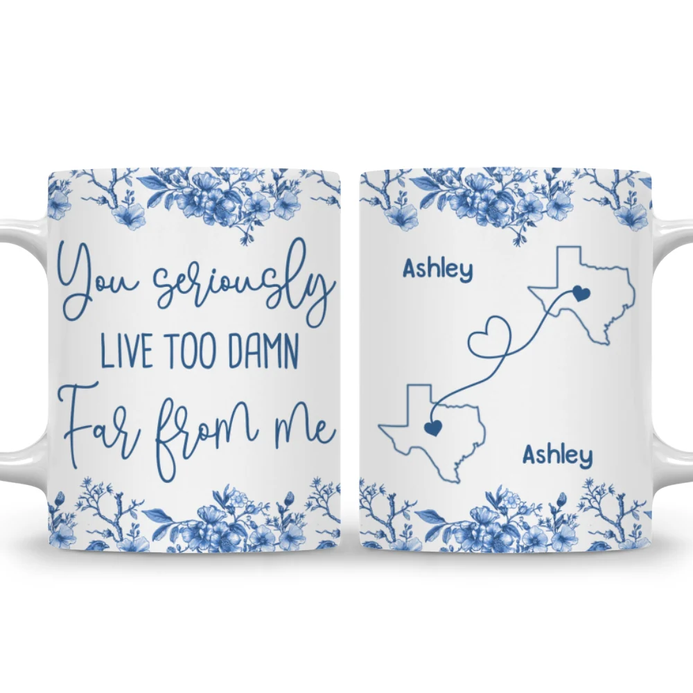 Your Distance Hurts My Soul- Personalized Custom Coffee Mug - Image 6