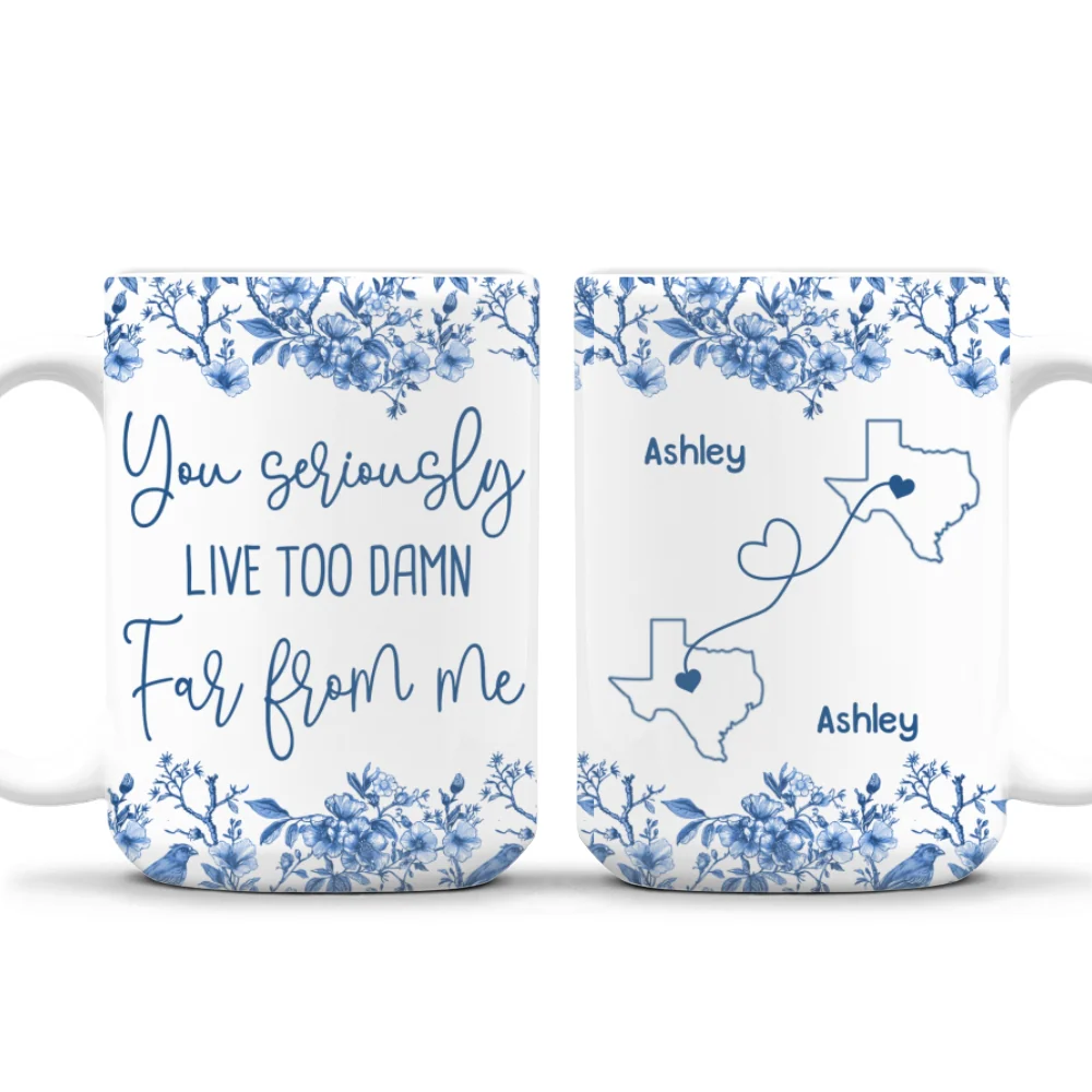 Your Distance Hurts My Soul- Personalized Custom Coffee Mug - Image 7