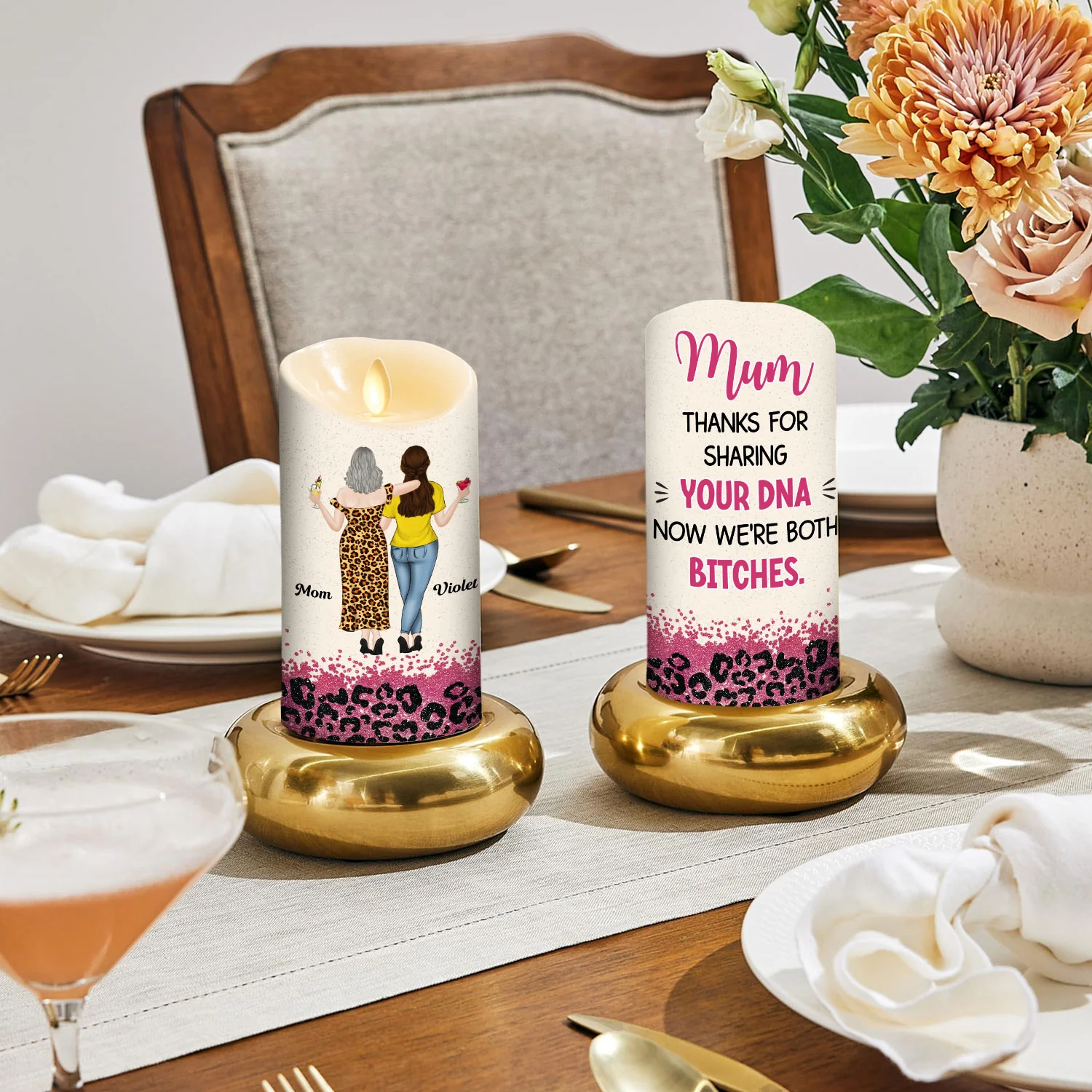 Your DNA - Personalized Custom LED Candle - Image 5
