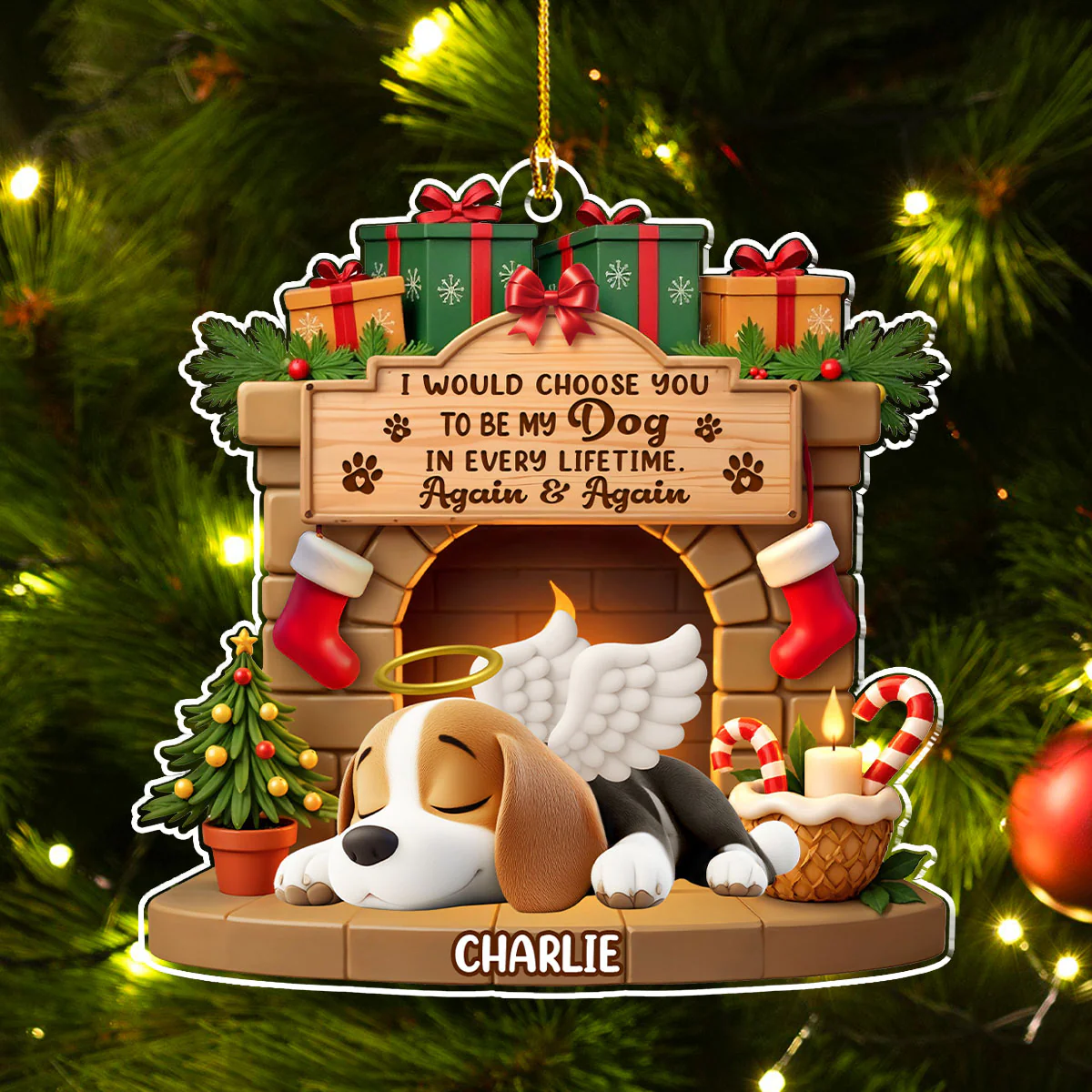 Your Forever Home - Personalized Custom Acrylic Ornament - Image 3