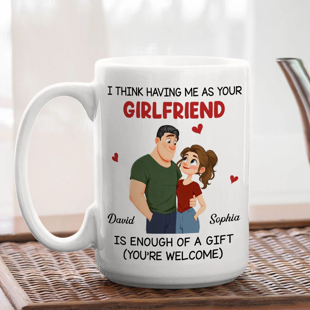Your Gift Is Me Today - Personalized Custom Coffee Mug - Image 3