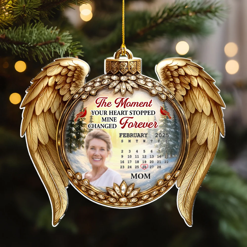 Your Heart Stop - Personalized Custom Acrylic Ornament - Image 7