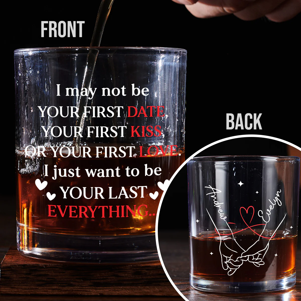 Your Last Everything - Personalized Custom Engraved Whiskey Glass - Image 4