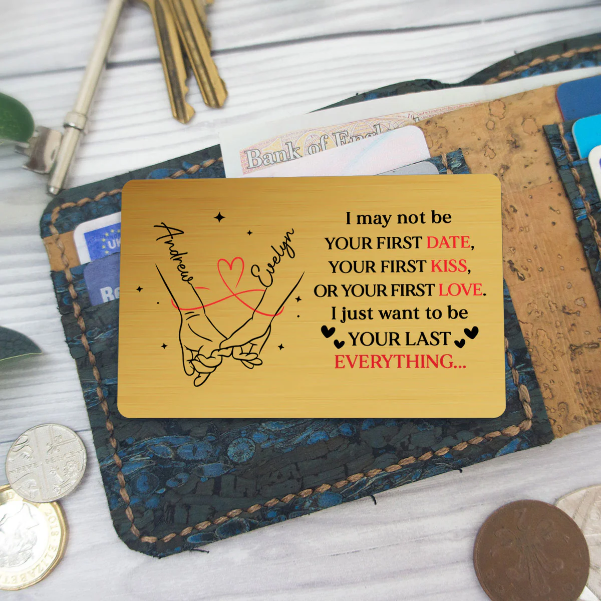 Your Last Everything - Personalized Custom Wallet Card - Image 4