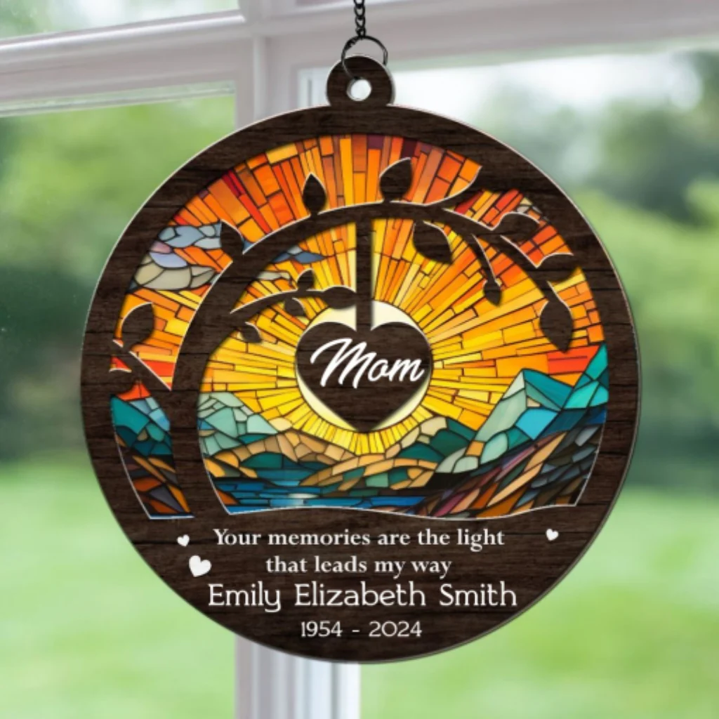 Your Memories Are The Light - Personalized Custom Suncatcher - Image 6