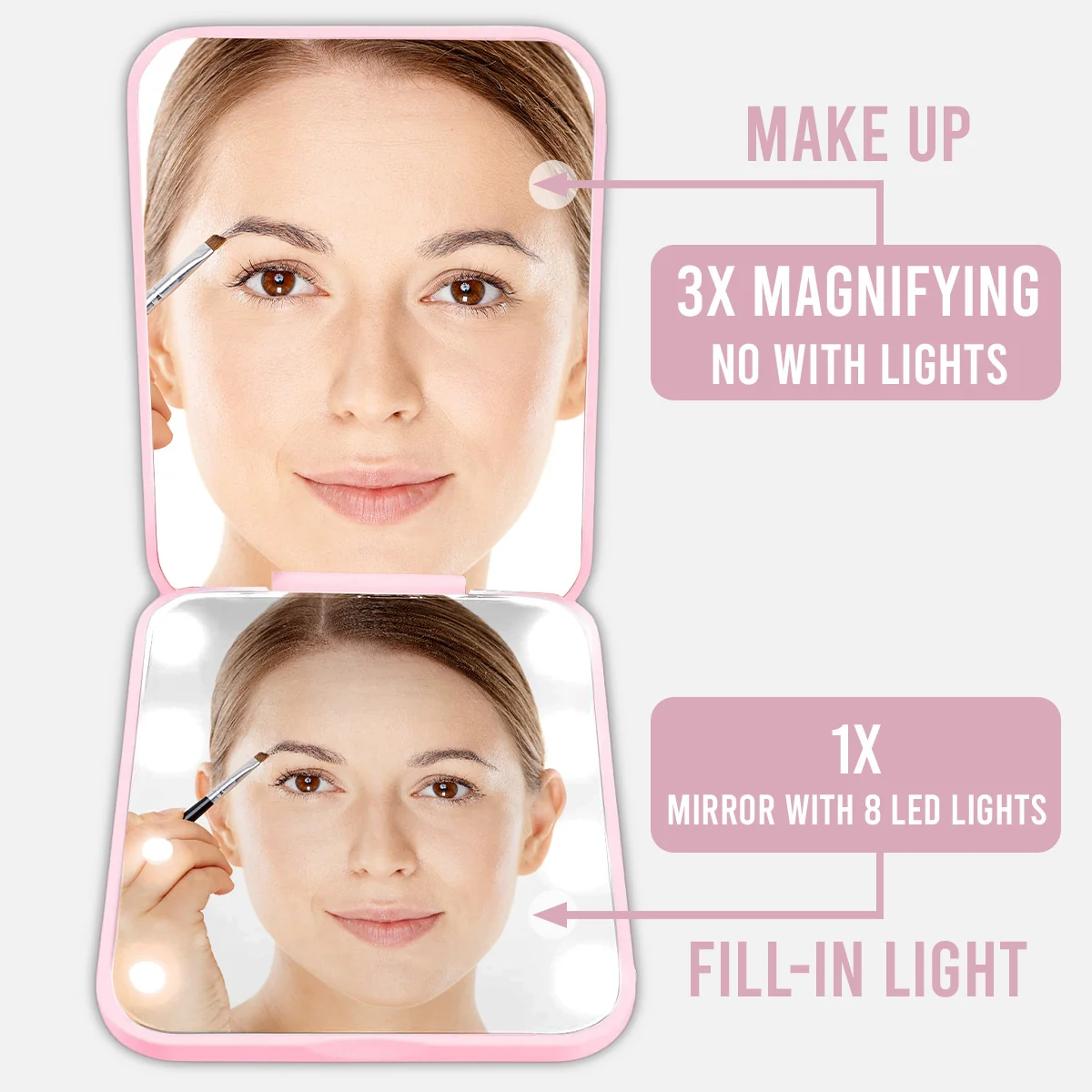 Your Reminder - Personalized Custom LED Pocket Mirror - Image 5