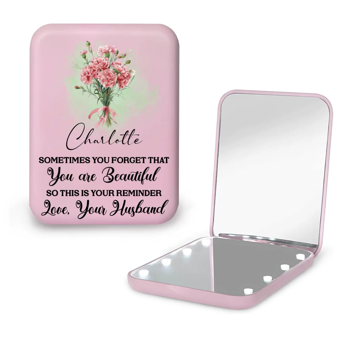 Your Reminder - Personalized Custom LED Pocket Mirror - Image 8