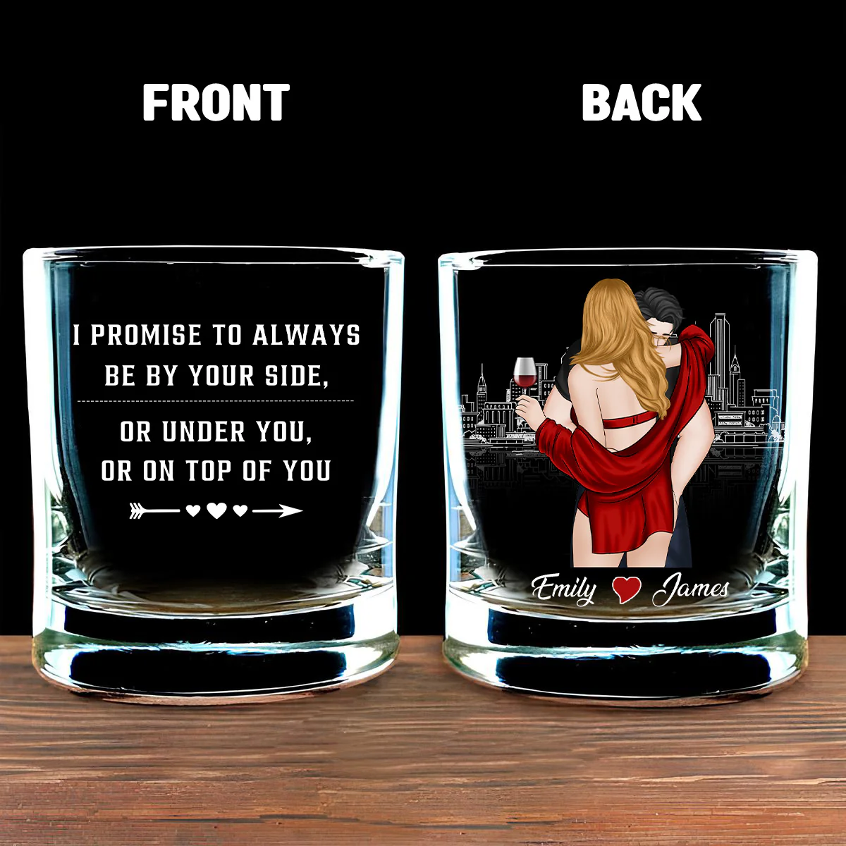 Your Reminder - Personalized Custom Whiskey Glass - Image 2