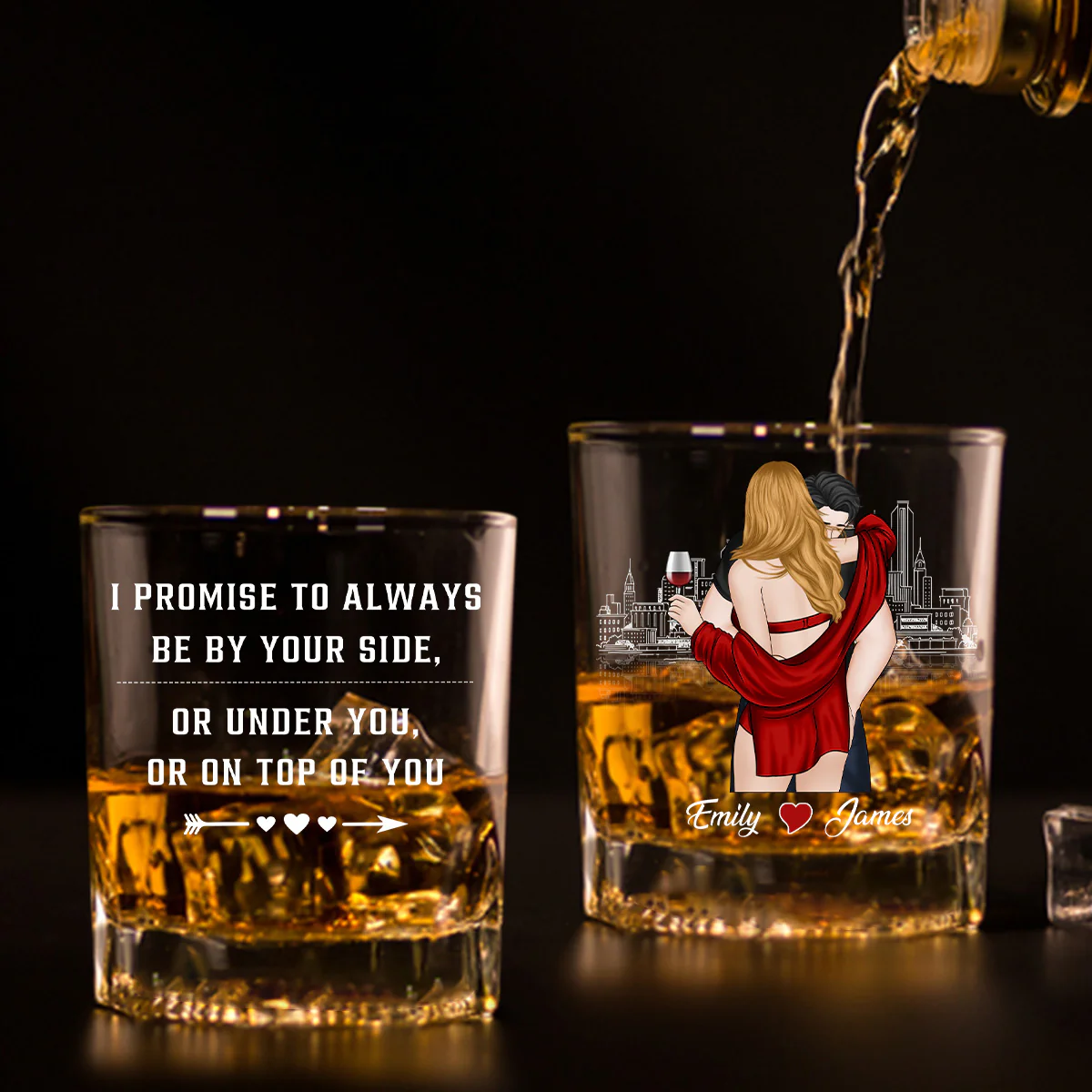 Your Reminder - Personalized Custom Whiskey Glass - Image 3