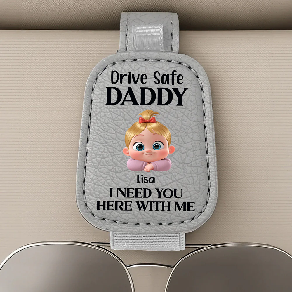 Your Safety Is Everything To Me - Personalized Custom Sunglasses Holder For Car Visor - Image 5