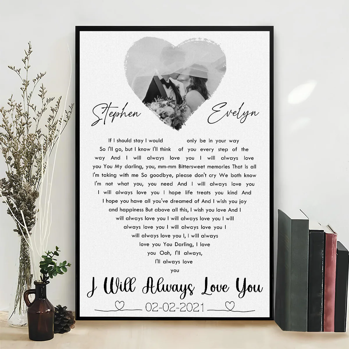Your Song And Photo - Personalized Custom Poster - Image 2