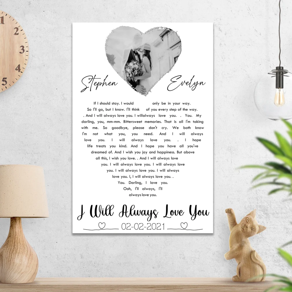 Your Song And Photo - Personalized Custom Poster - Image 6